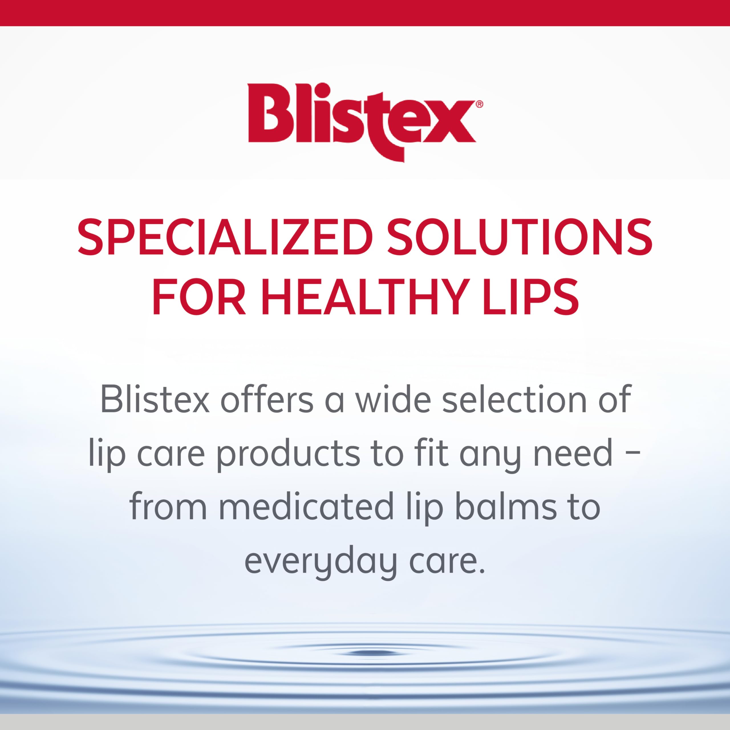 Blistex Silk & Shine vitamins B5 and E provide nourishing lip care.