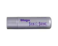Blistex Silk & Shine four-pack packaging display for easy purchase.