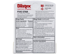 Blistex SPF 30 Five Star Lip Protection 10-pack display for easy access.