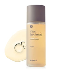 BLITHE 5 Roots Clear Essence bottle shows lightweight hydration for dry skin
