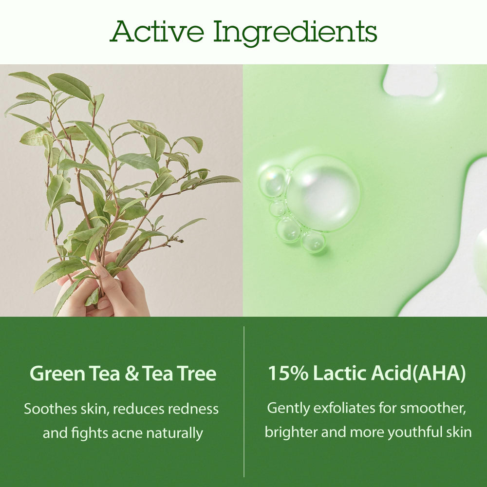 BLITHE Tea Tree Oil close-up illustrating oil control for pores