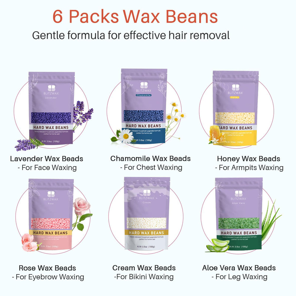BLITZWAX anti-mess rings aid clean waxing sessions