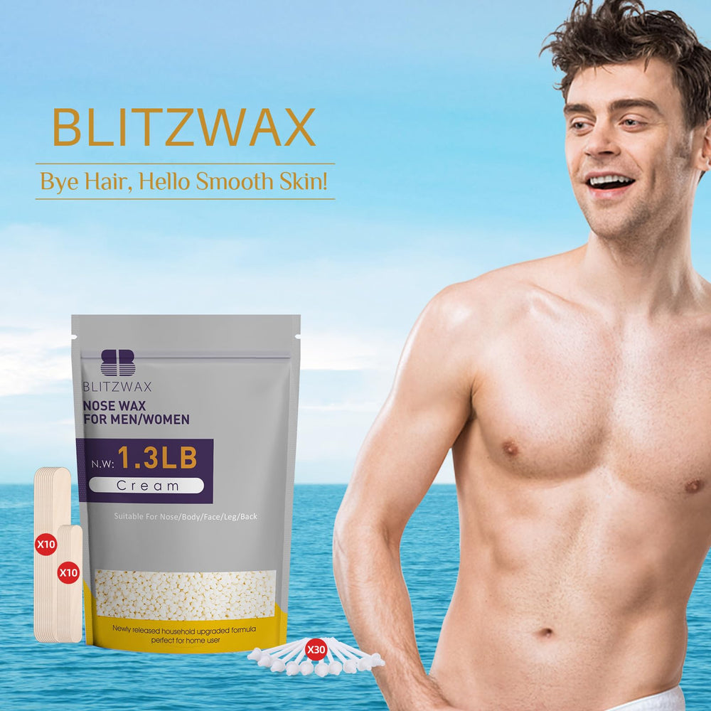 BLITZWAX beginner-friendly wax kit simplifies at-home waxing.