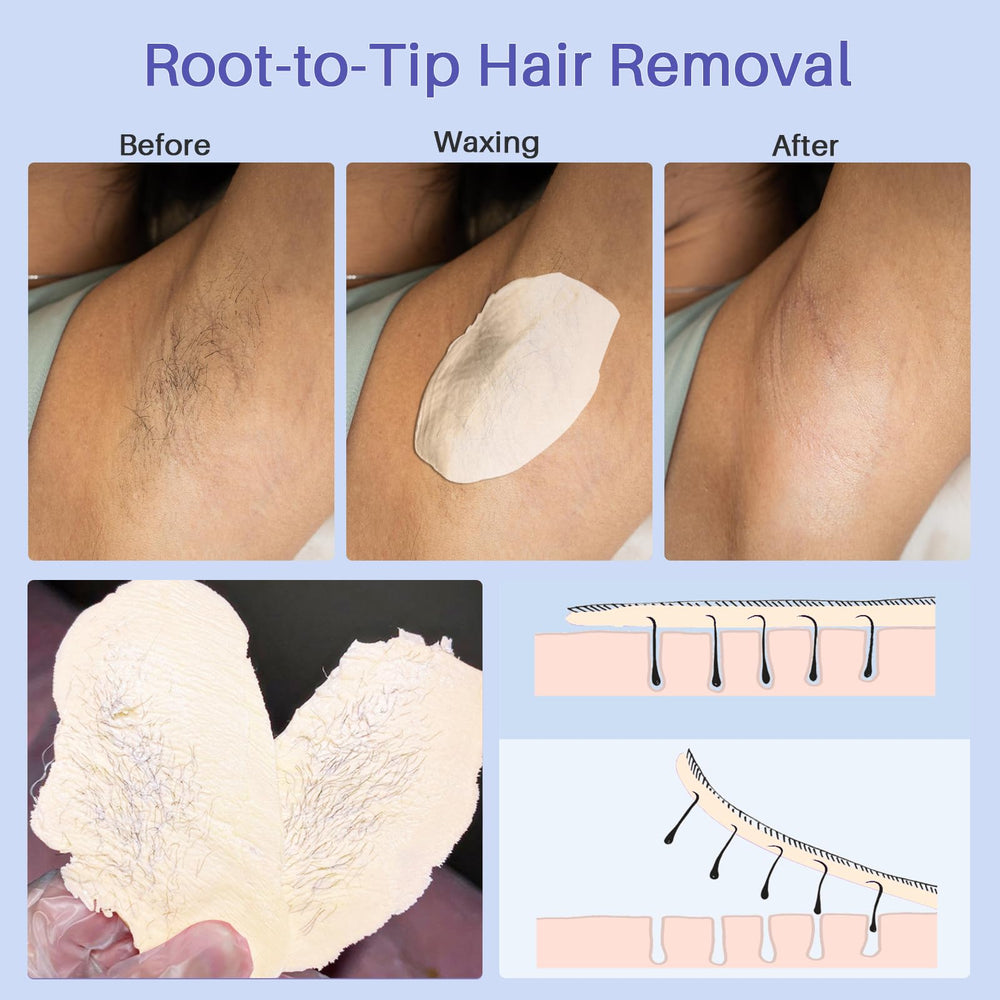 BLITZWAX coarse hair pearls designed for thick hair removal at home.