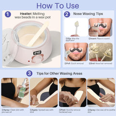 BLITZWAX face and body wax pearls for versatile hair removal.
