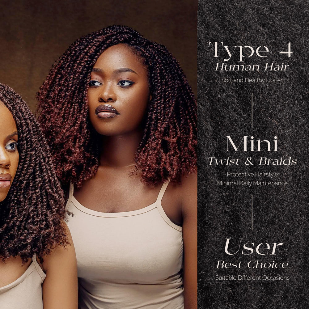 Packaging shot of 50g bulk hair packs.