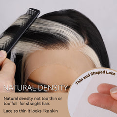 BLL 26 inch heat-resistant synthetic wig ready for styling.