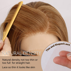 BLL Honey Blonde Wig heat-resistant fibers suitable for styling up to 160C