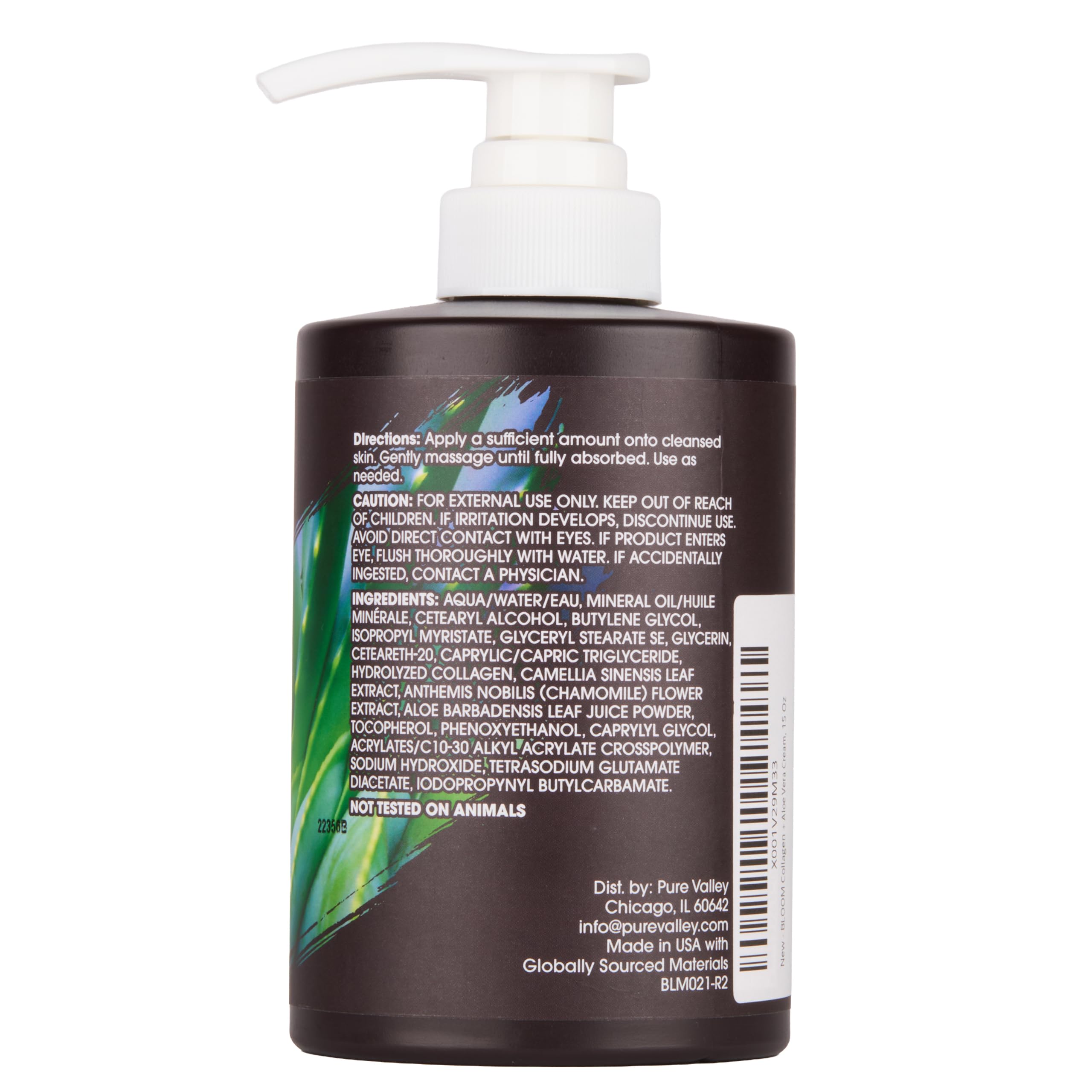 BLOOM silky-application close-up demonstrates easy absorption and hydration.