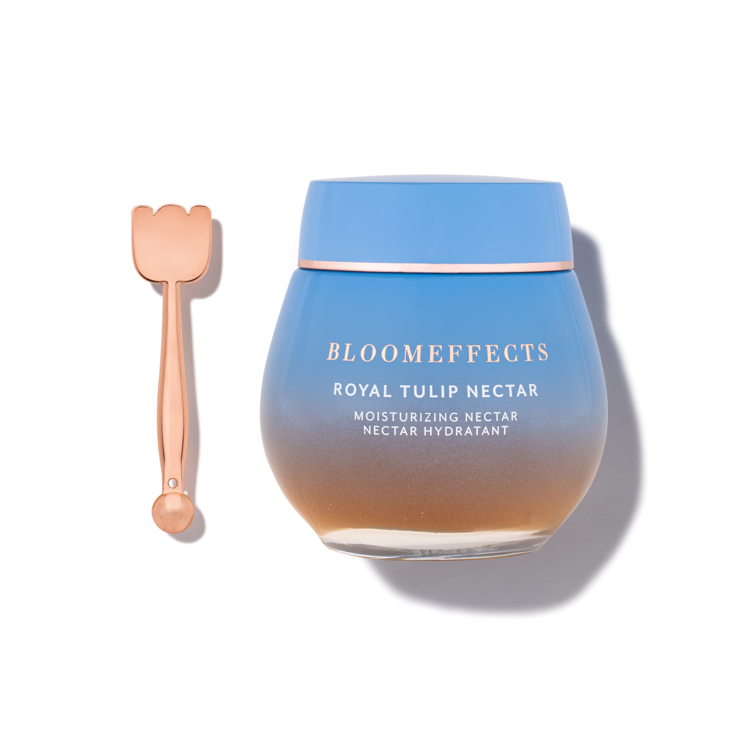 Bloomeffects Royal Tulip Nectar bottle with premium packaging for easy at-home skincare rituals