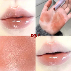 Blopuivo jelly lip gloss moisturizes lips for a smooth, full look