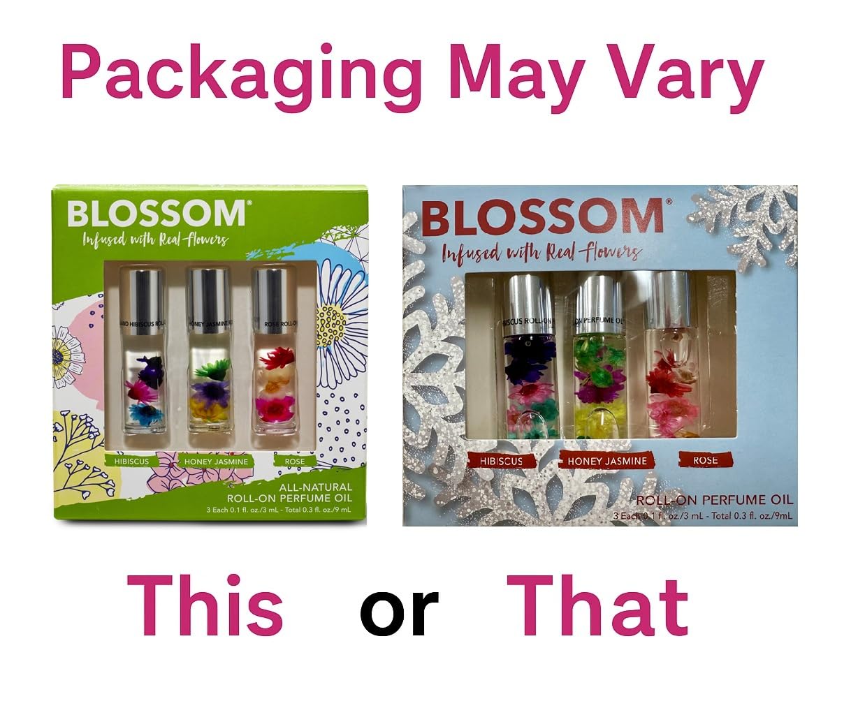 Blossom Made in USA label on packaging indicating quality.