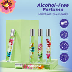 Blossom Roll-On Honey Jasmine close-up—jasmine-forward aroma for on-the-go.