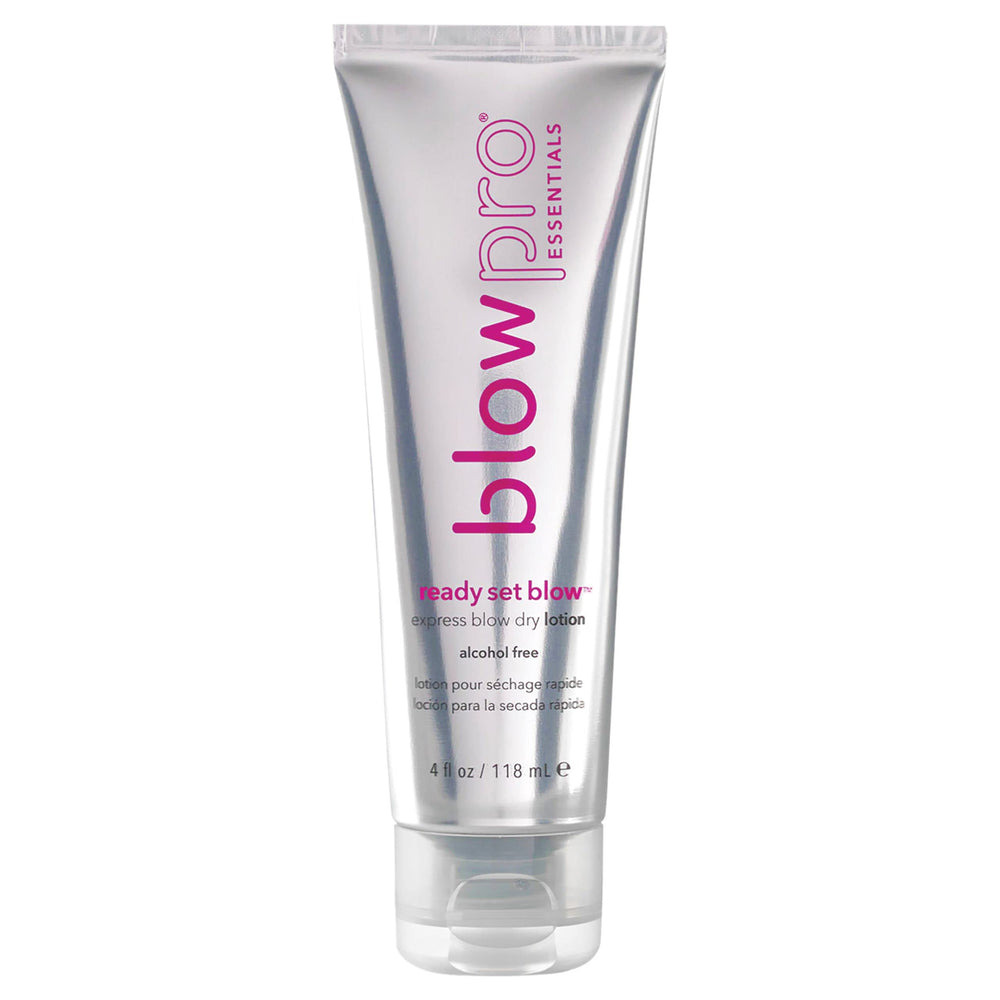 BlowPro Ready Set Blow Express bottle front, smooths cuticle and resists humidity.
