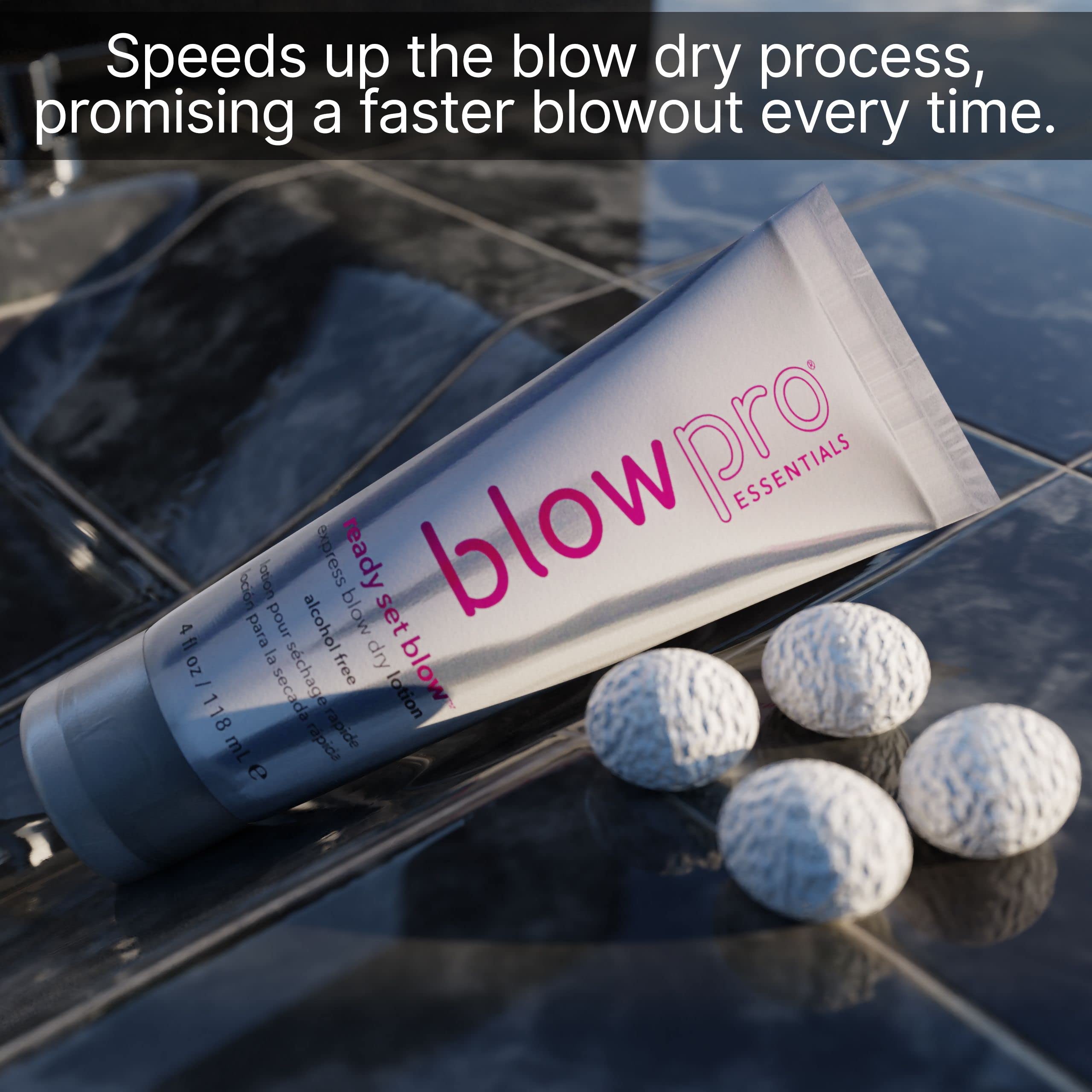 Hair appears plumped and shaped with BlowPro Ready Set Blow Express for fuller style.