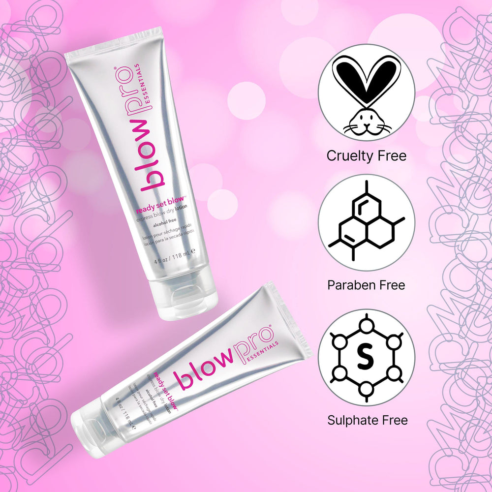 Humid day styling with BlowPro Ready Set Blow Express protecting frizz.