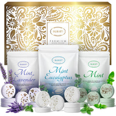 BLRIET 18-pack gift box of shower steamers for spa-at-home gifting