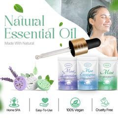 BLRIET eucalyptus mint steamers delivering fresh, uplifting scent in the shower