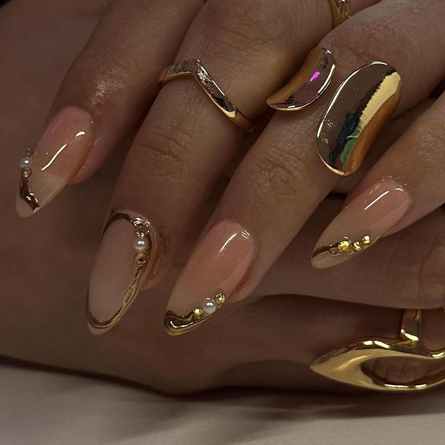 Blruyci glue-on nails compact kit for fast salon-style upgrades at home.