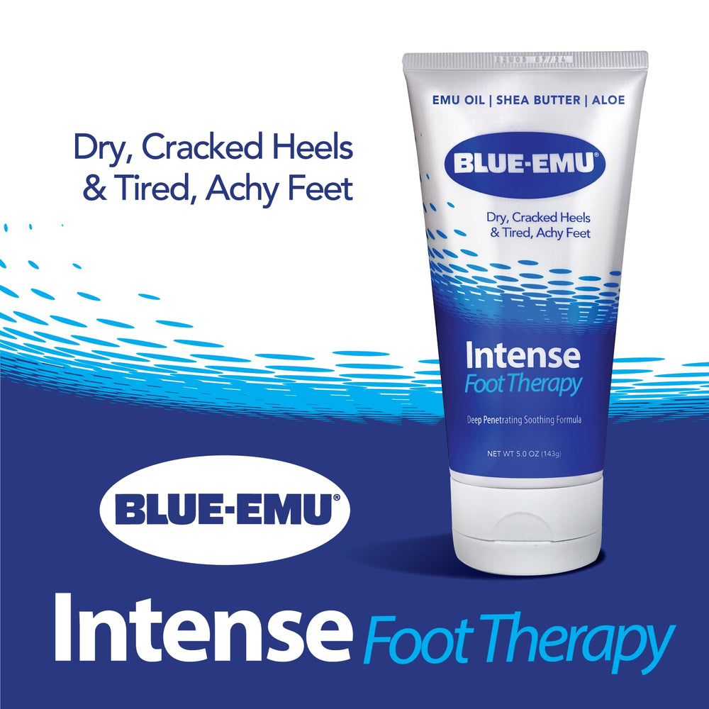 BLUE-EMU application on tired feet