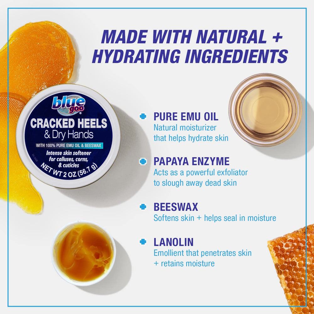 Blue Goo two-jar pack shown for travel and daily moisture.