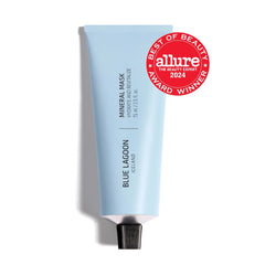 Blue Lagoon Mineral Mask gel texture highlights lightweight, overnight hydration.