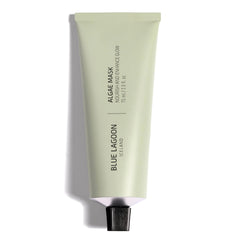 Blue Lagoon Nourishing Algae Face Mask in a jar boosts glow and hydration.