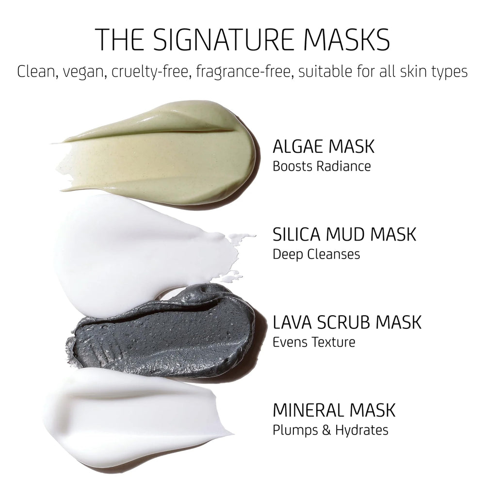 Blue Lagoon Signature Masks Travel Set gift box front view premium presentation