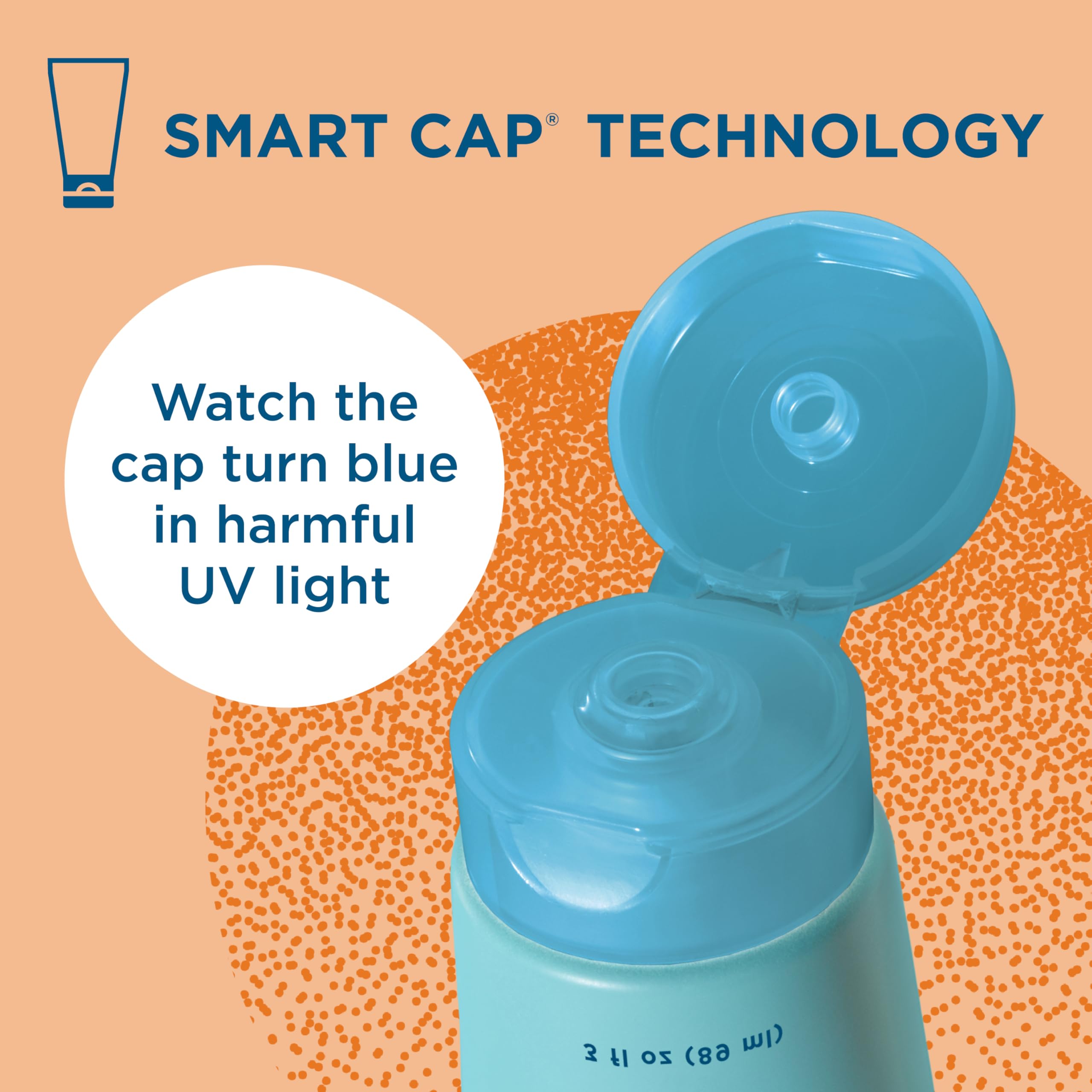 Blue Lizard label highlights electrolytes for skin energy during activity.