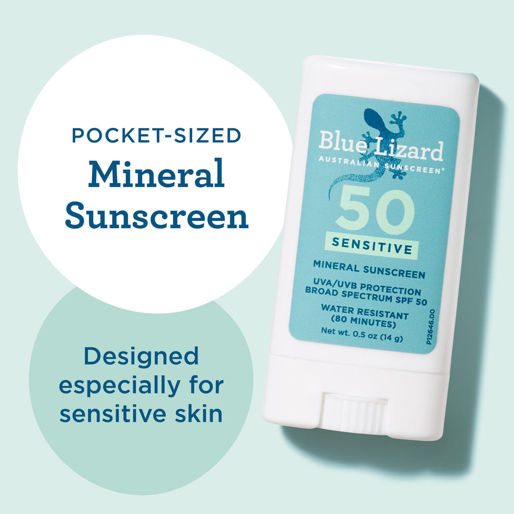 Blue Lizard vegan, fragrance-free formula is ideal for sensitive skin.