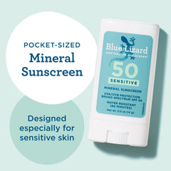 Blue Lizard vegan, fragrance-free formula is ideal for sensitive skin.