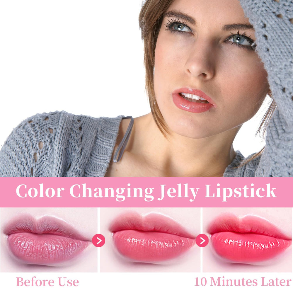 BLUE LOVE ph-responsive lipstick shifts shade with lip warmth for personalized color