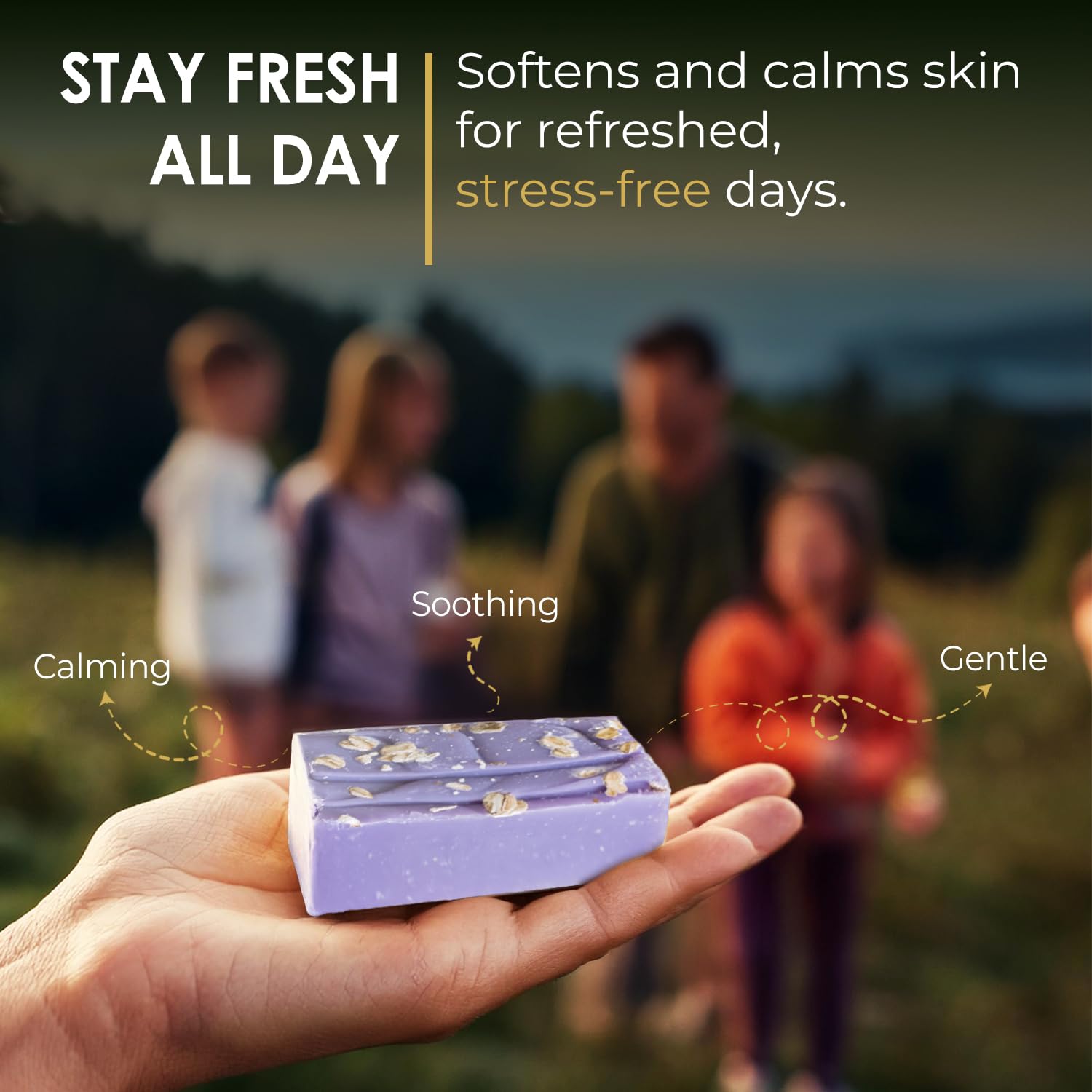Blue Moon Elise soap bars fragrance highlights soothing botanical scents for daily routines.
