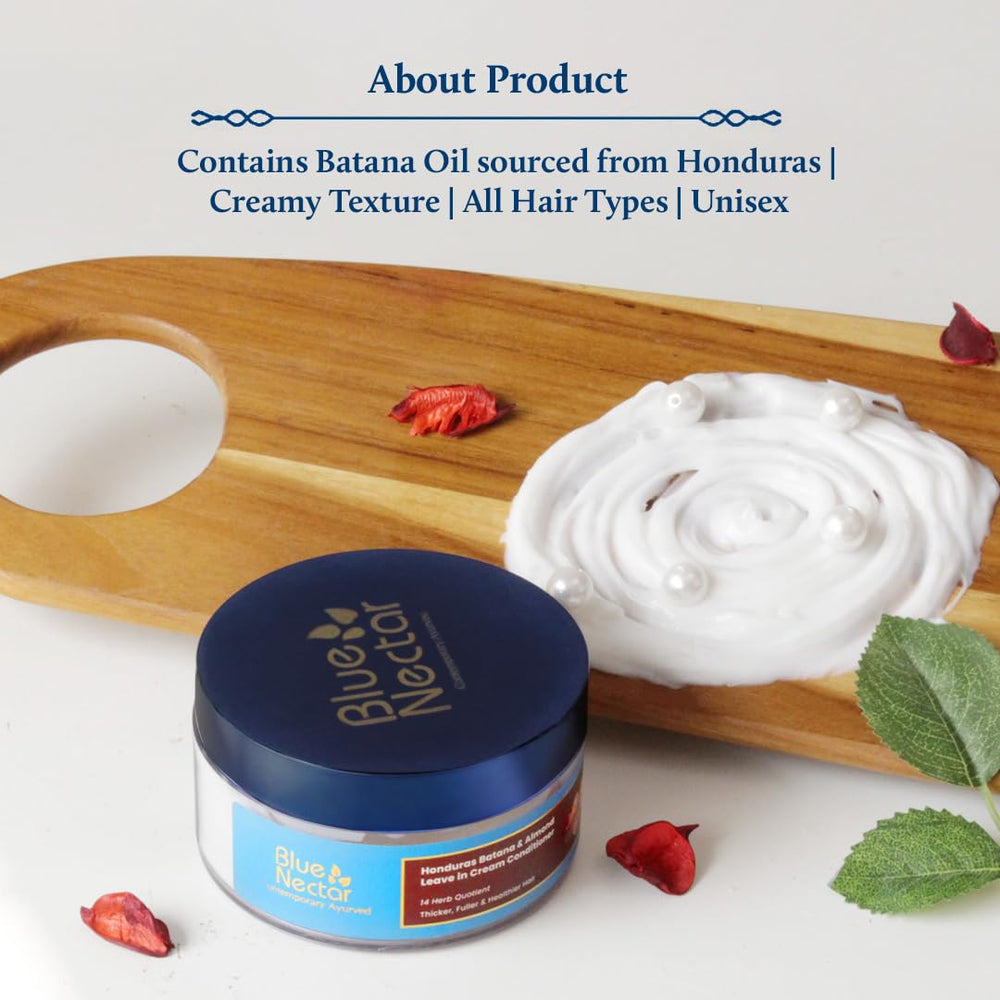 Blue Nectar Batana Leave-In Conditioner defines curls with natural shine