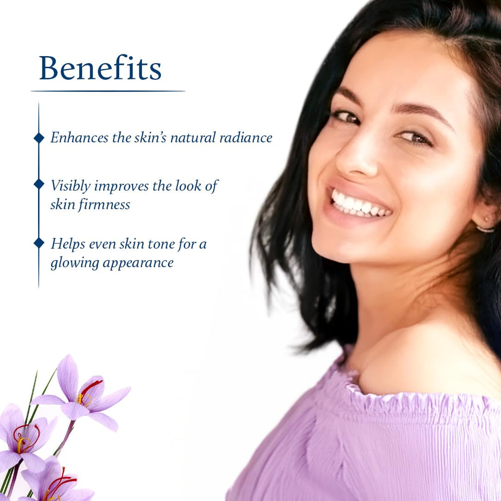 Blue Nectar Kumkumadi Oil sandalwood aroma for a soothing skincare moment.