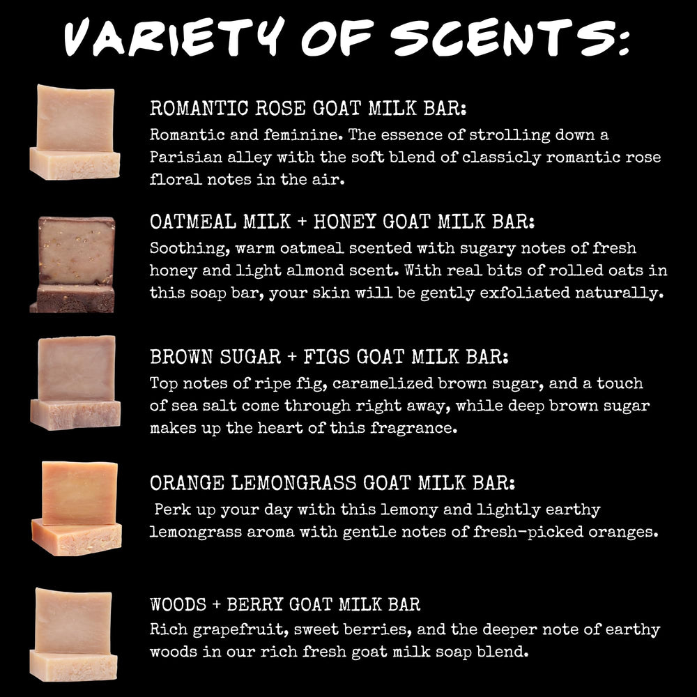 Bluebyrd Goat Milk Soap Brown Sugar & Fig bar offering exfoliating texture and warm aroma.