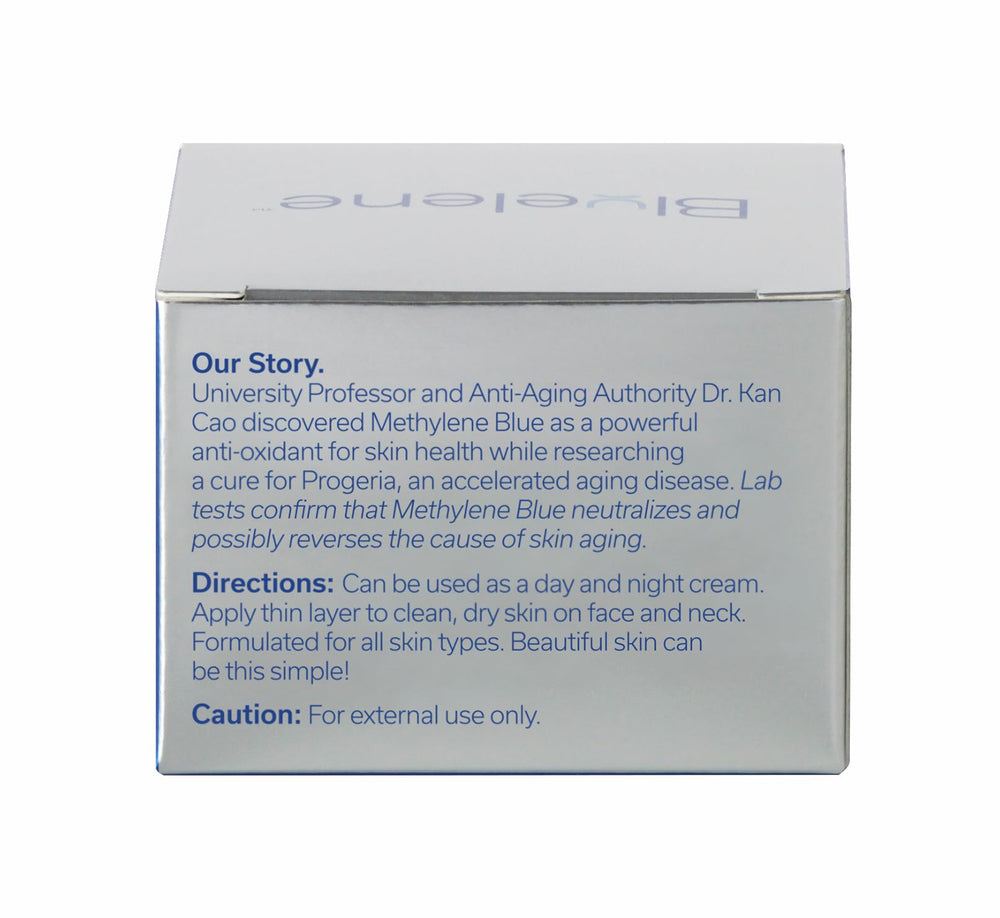 Bluelene Night Cream luxury packaging and branding details for gift purposes