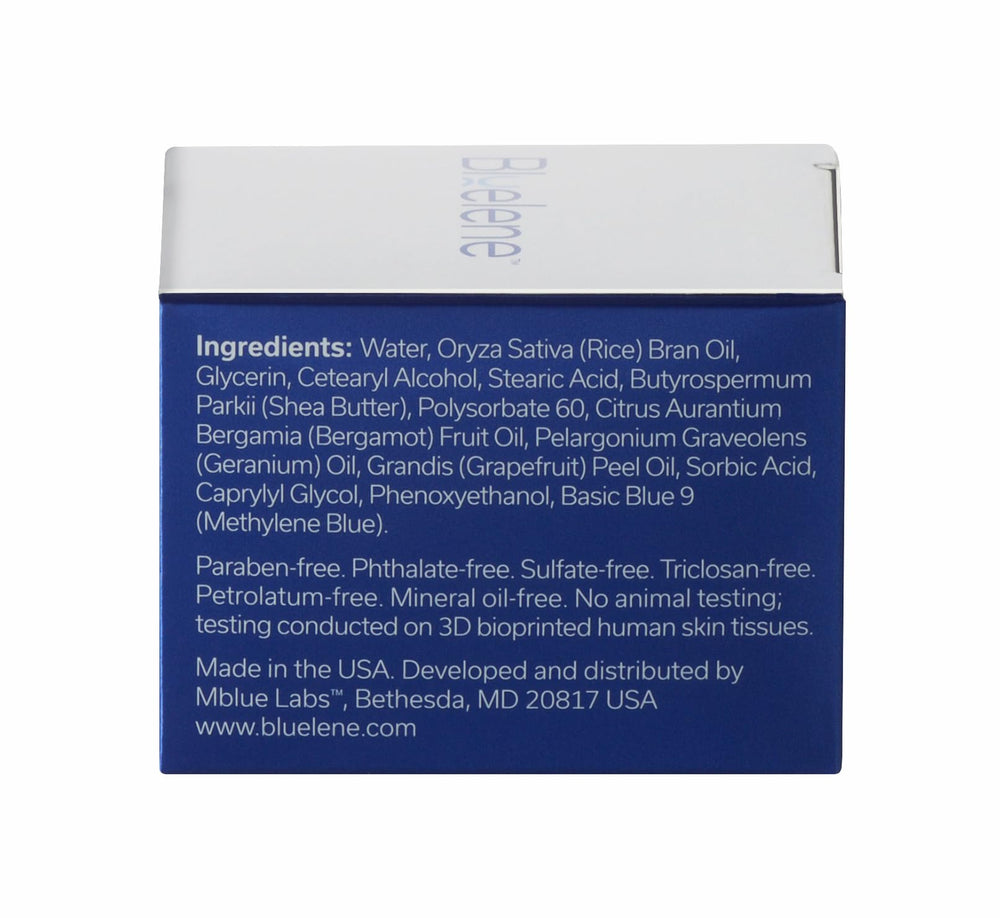 Bluelene Night Cream silky formula supports a more even complexion