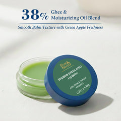 Blue Nectar organic ghee enriches moisture for soft lips