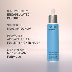 Close-up of precision dropper from Blueprint Bryan Johnson serum for even scalp distribution