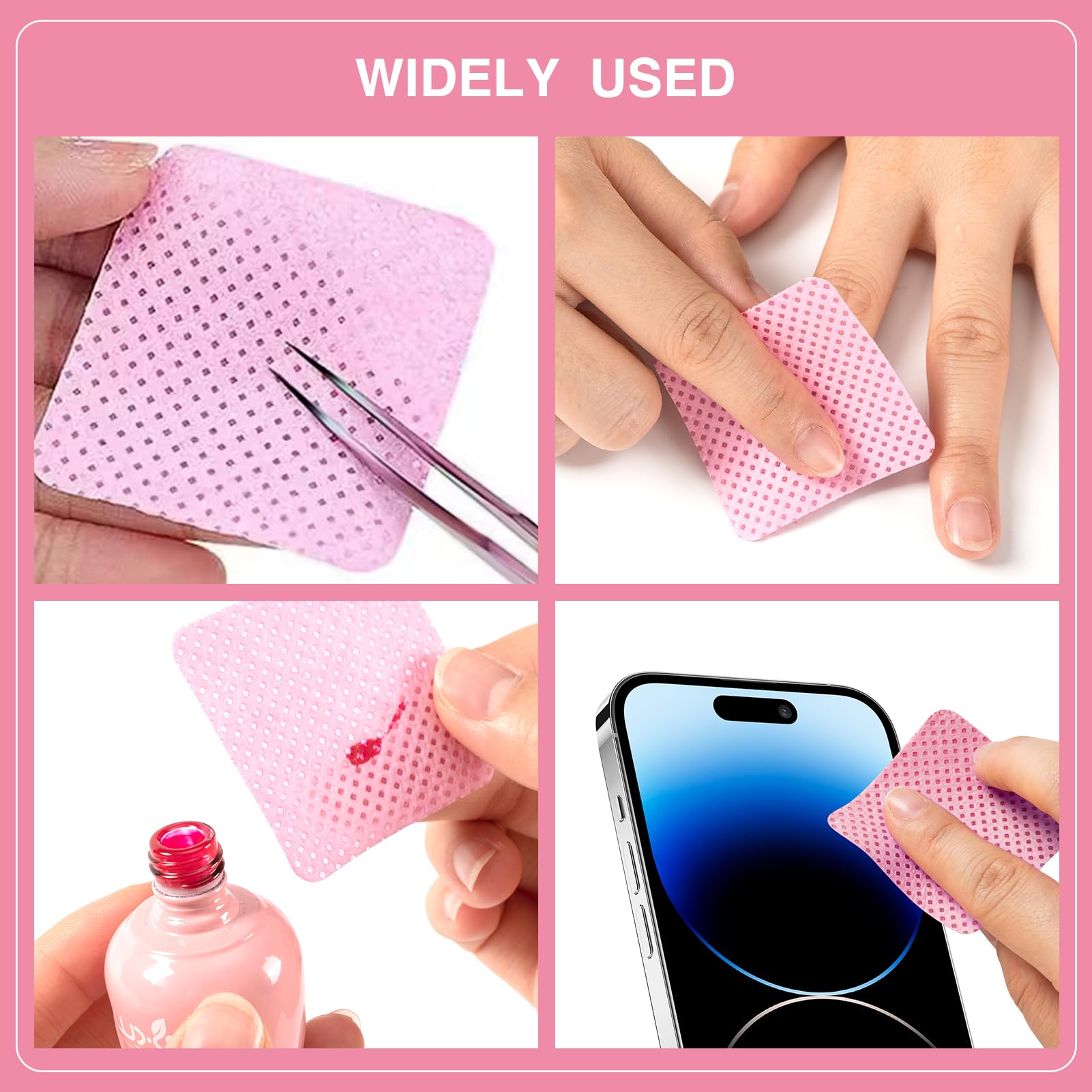 BLUERISE gel and acrylic removal wipes simplify polish cleanup.