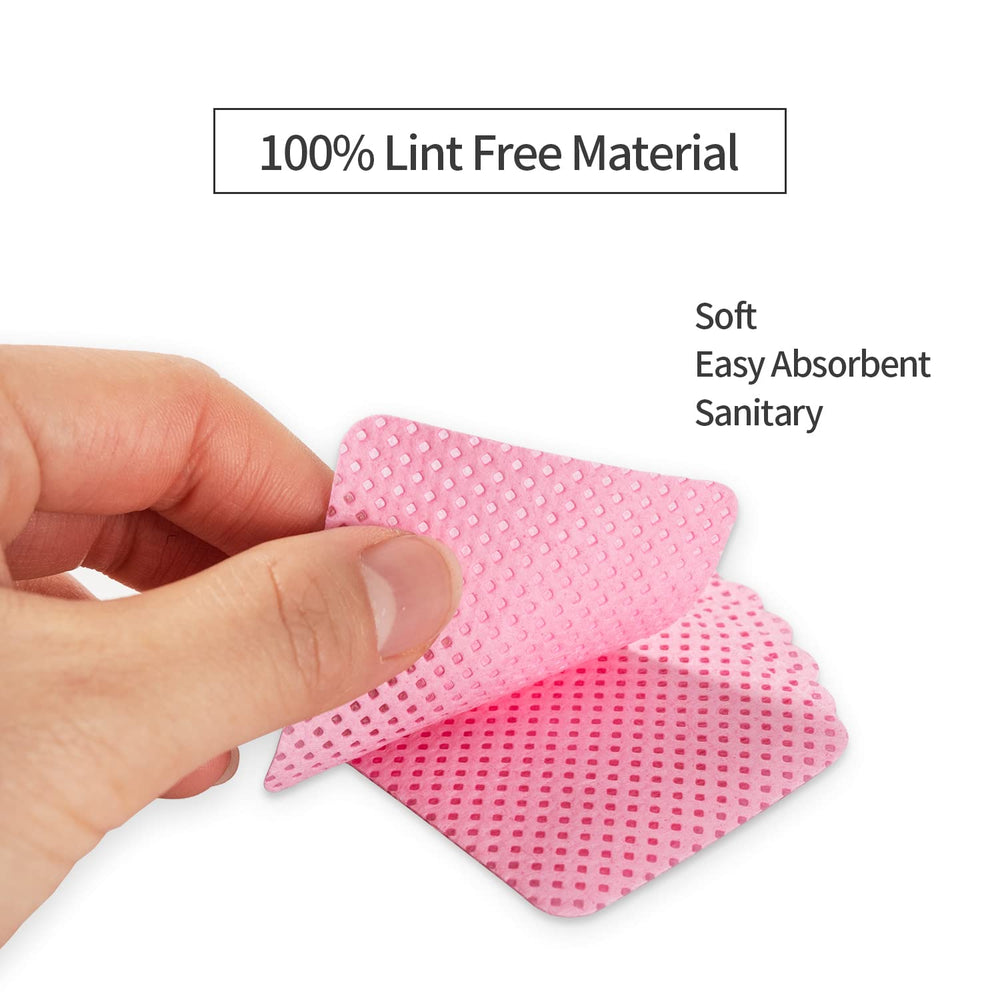 BLUERISE nail prep and brush cleaner wipes keep tools sanitary.