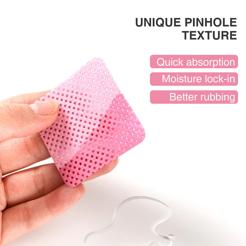 BLUERISE soft absorbent remover pads ideal for gel polish cleanup.