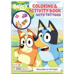 Easy to apply and remove Bluey tattoos for rewards and party bags.