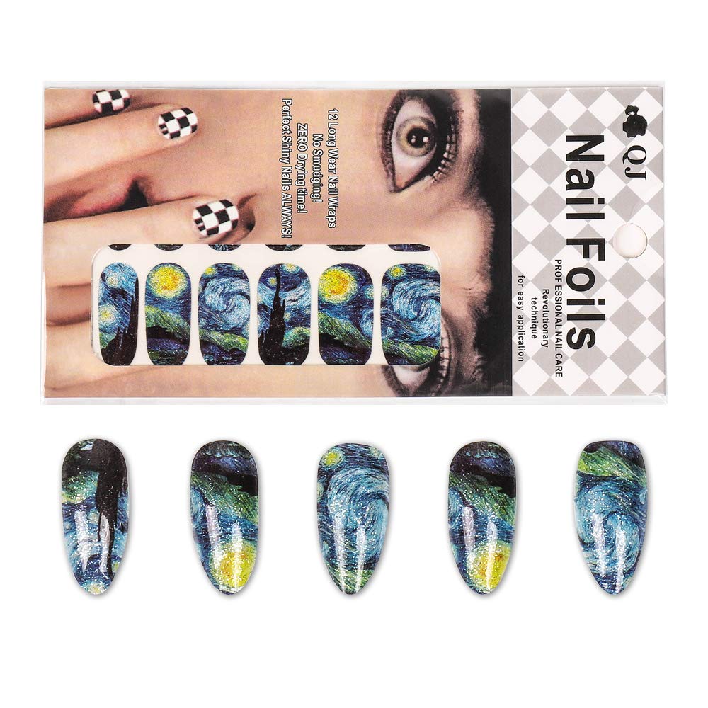 BlueZOO Starry Night nails style for a party or special event look.