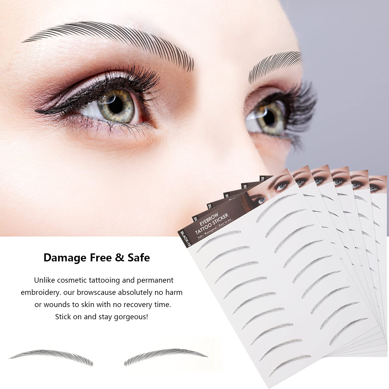 Blulu hair-like brows transform your look in seconds.