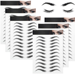 Blulu eyebrow tattoos arch-style sheets for natural daily brow enhancement