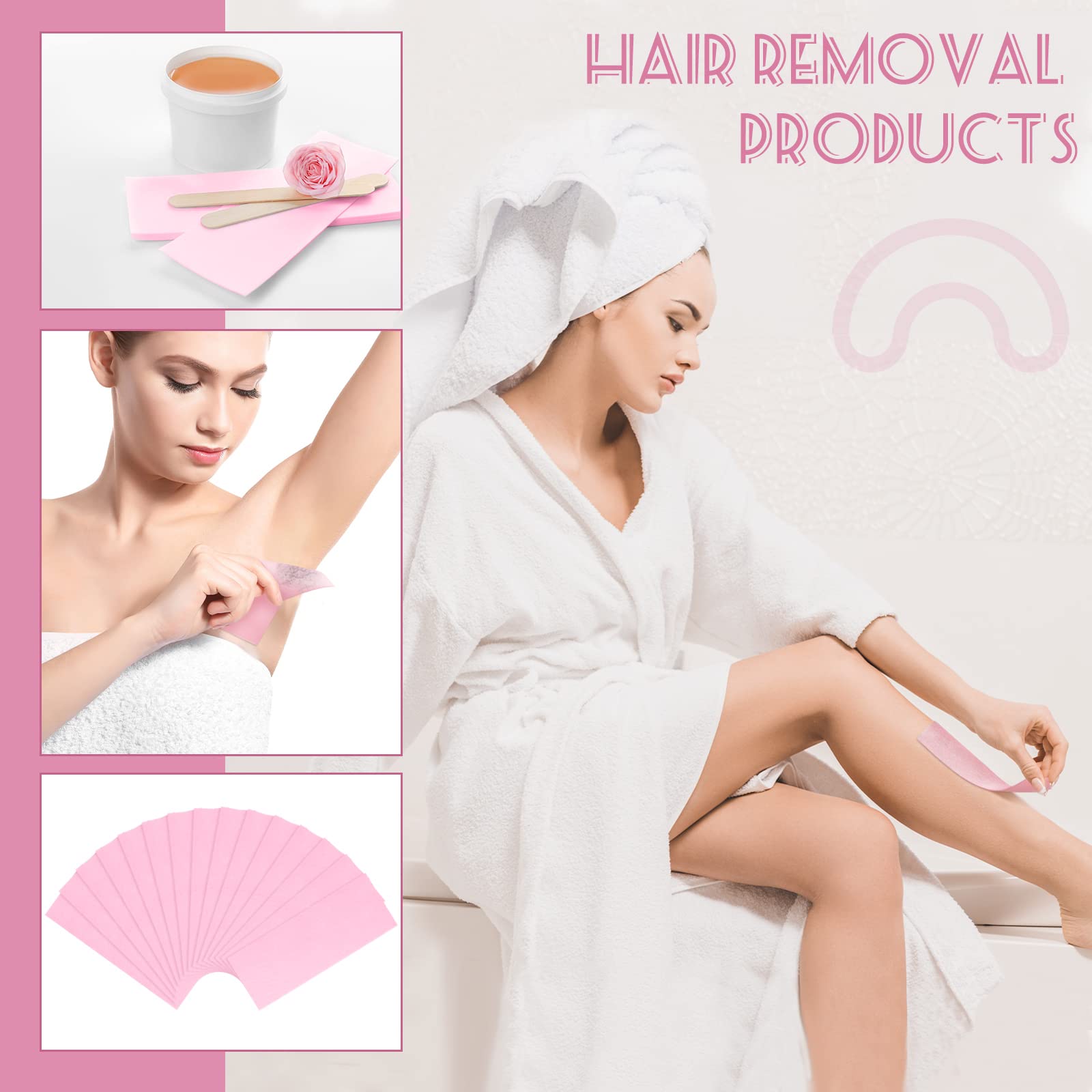 Blulu 400-count strips shown with pink branding and hygienic design