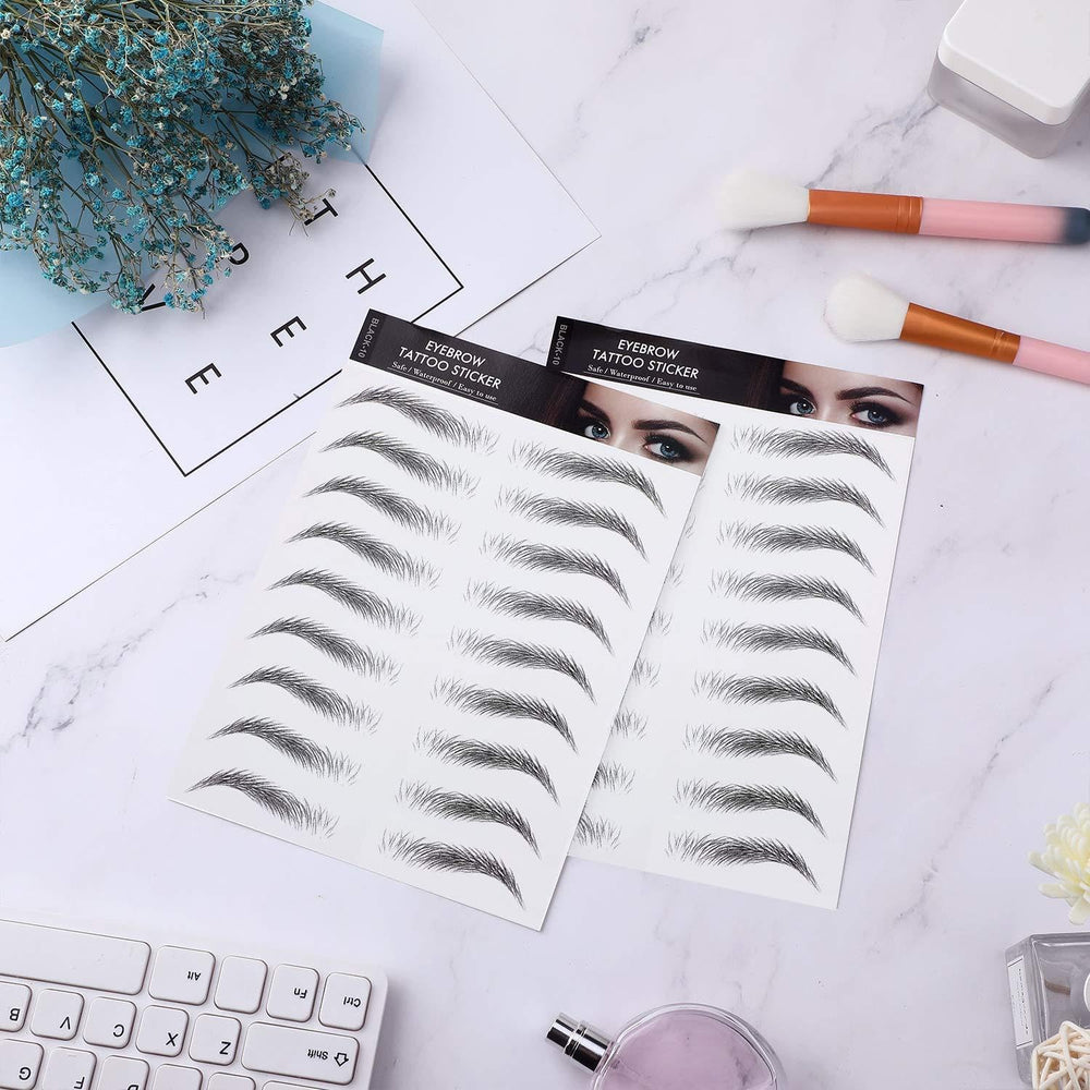 Blulu medium-arch eyebrow stickers suitable for most faces