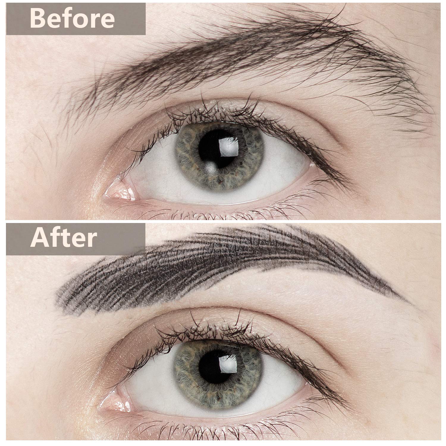 Blulu waterproof brow sticker with strong adhesion for smudge-proof wear